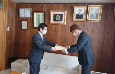 優秀現場代理人感謝状をいただきました。