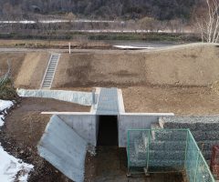 余市川応急対策工事
