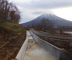 倶知安幹線用水路倶知安工区工事